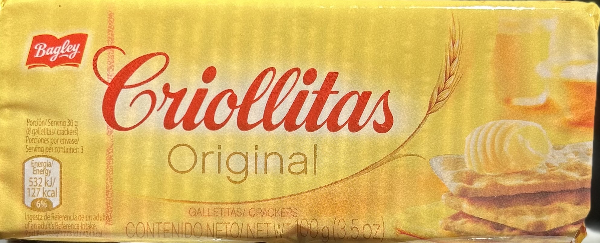 criollitas bagley 100 gr